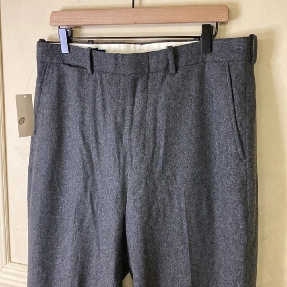 New! Polo by Ralph Lauren Gray Wool Dress Pants size 34/32